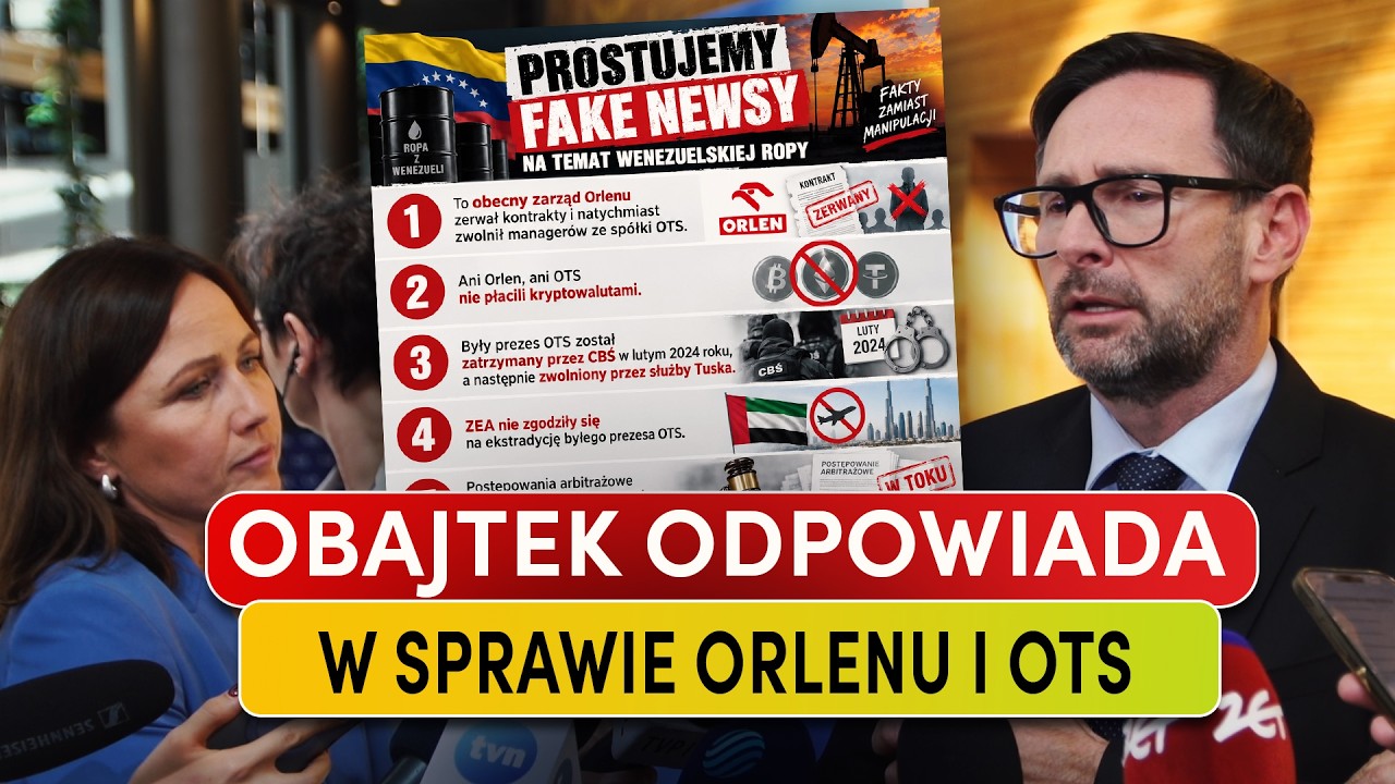 DANIEL OBAJTEK ODPOWIADA NA ZARZUTY W SPRAWIE ORLENU