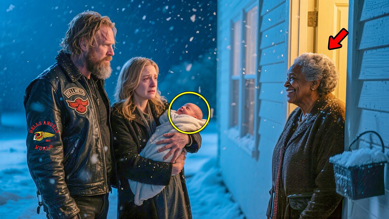 Black Woman Shelters a Freezing Hells Angel&rsquo;s Family for 1 Night, Days Later Dozens of Bikers Arrive