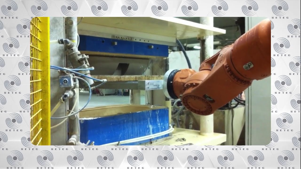 SETEC HPCM100 TYPE HIGH PRESSURE CASTING MACHINE WITH DE-MOULDING MANIPULATOR