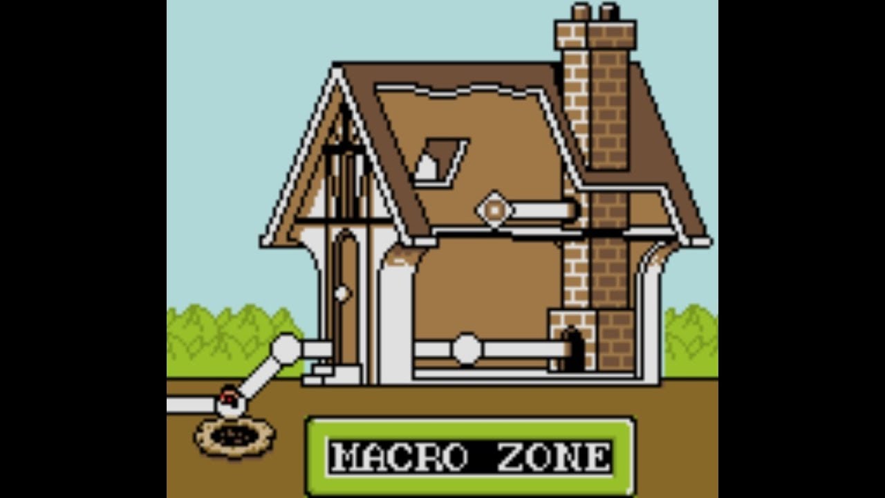 Super Mario Land 2 DX: 6 Golden Coins(GBC) Macro Zone Walkthrough
