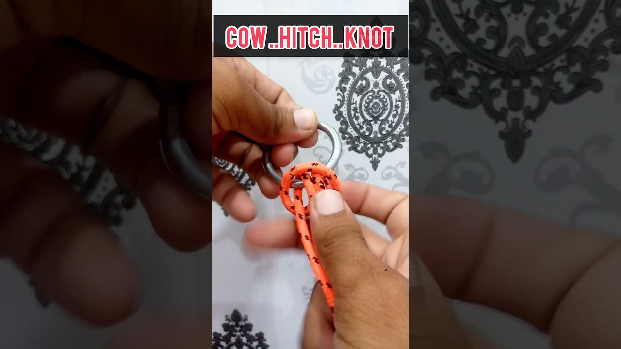 How to Tie a Cow Hitch Knot | Easy Lark’s Head Knot Tutorial