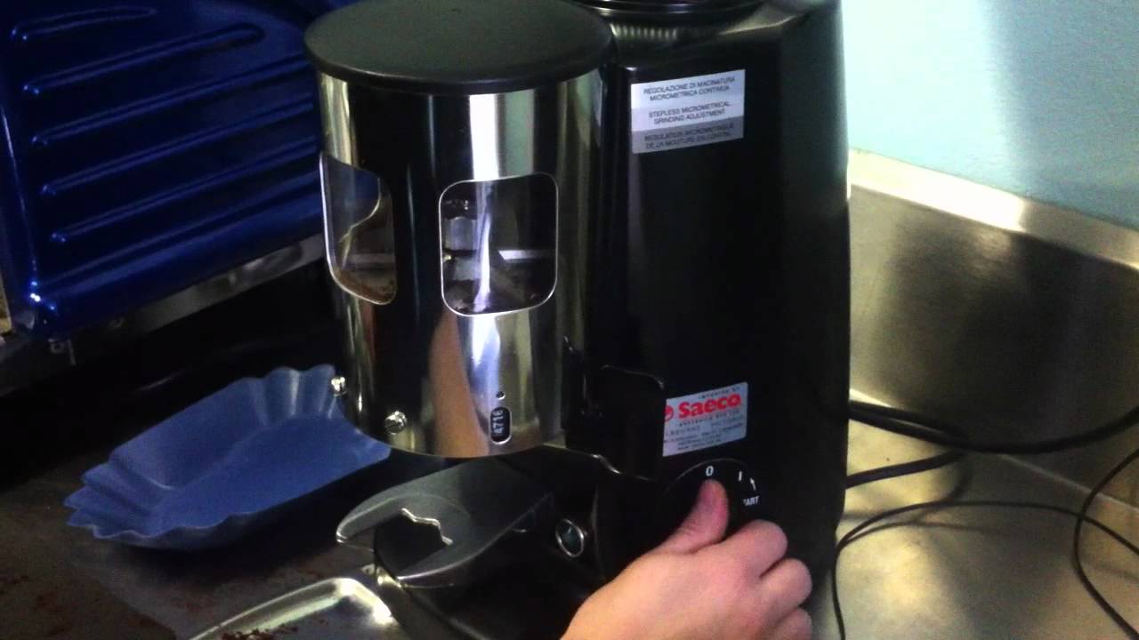 How to set a Dosage Chamber Coffee Grinder by mahalia coffee
