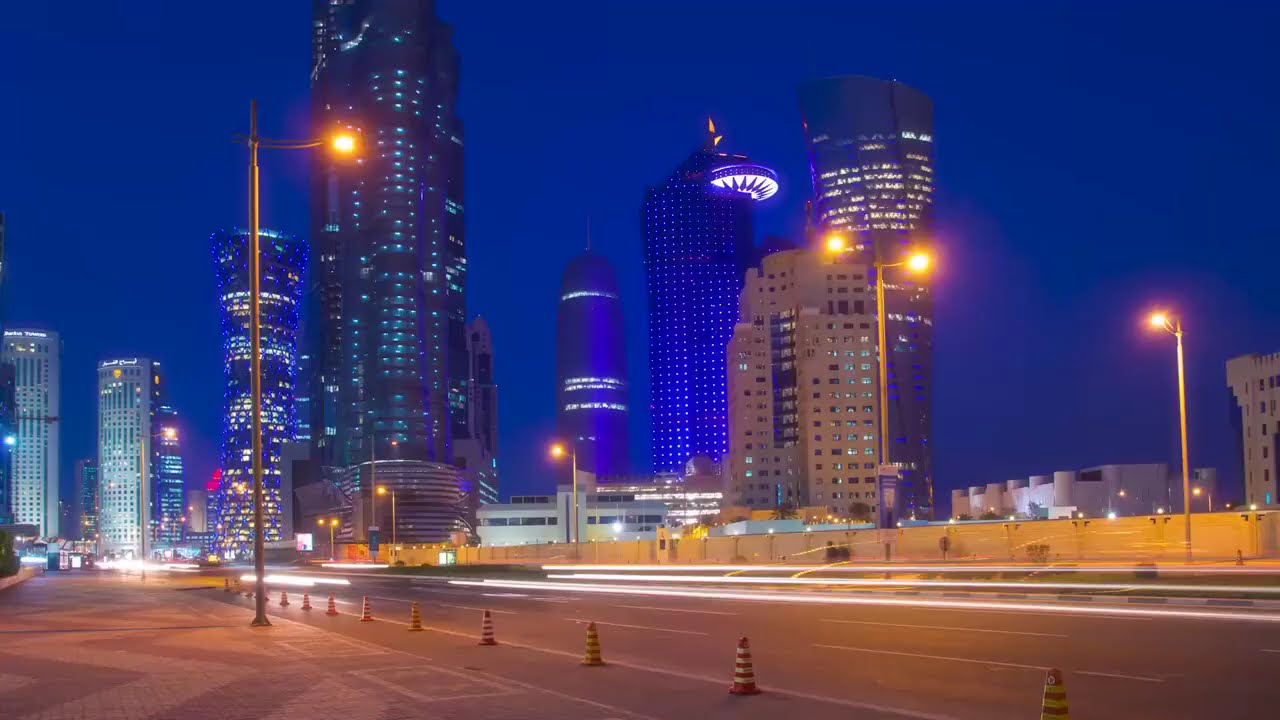 Welcome To Doha Qatar Timelapse