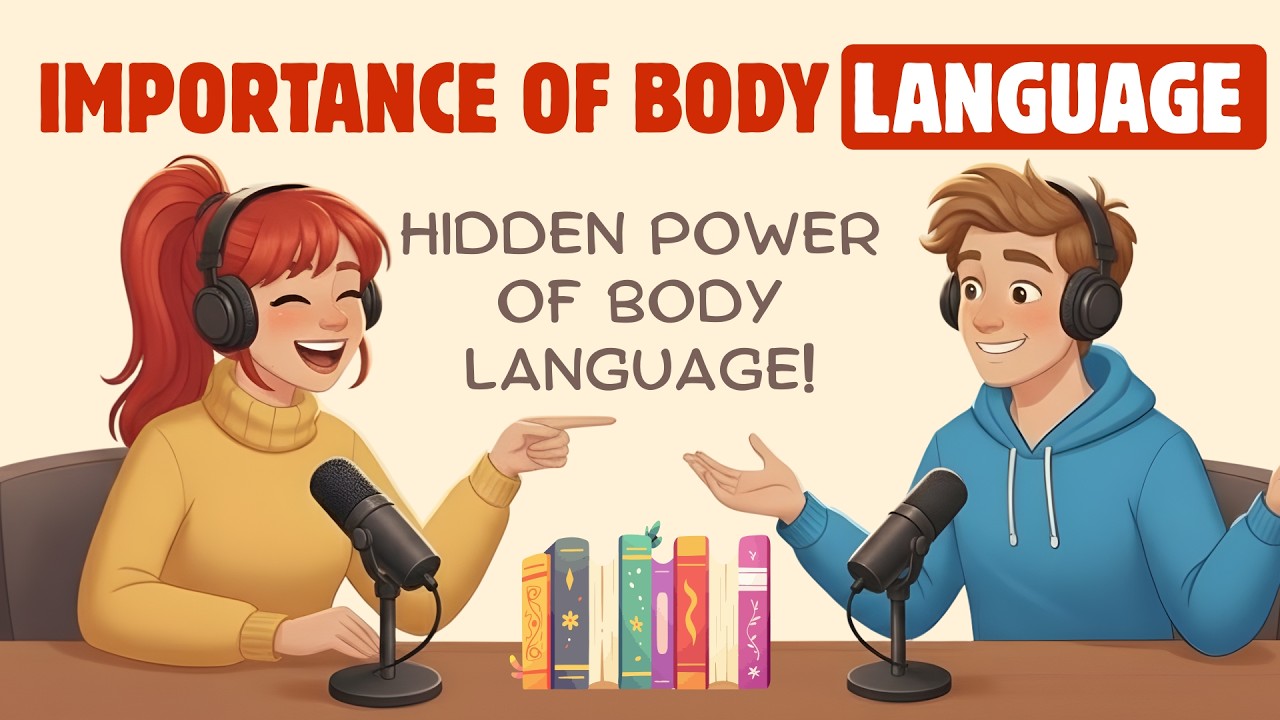 Body Language Mistakes | English Podcast for Easy English Conversation |  English Listening