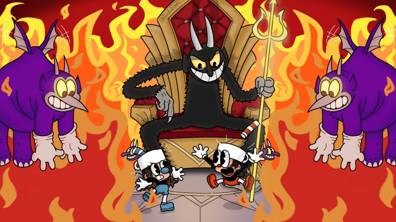 The Devil, the goofballs had one hell of a time @strawberrypotato02 | Cuphead gameplay