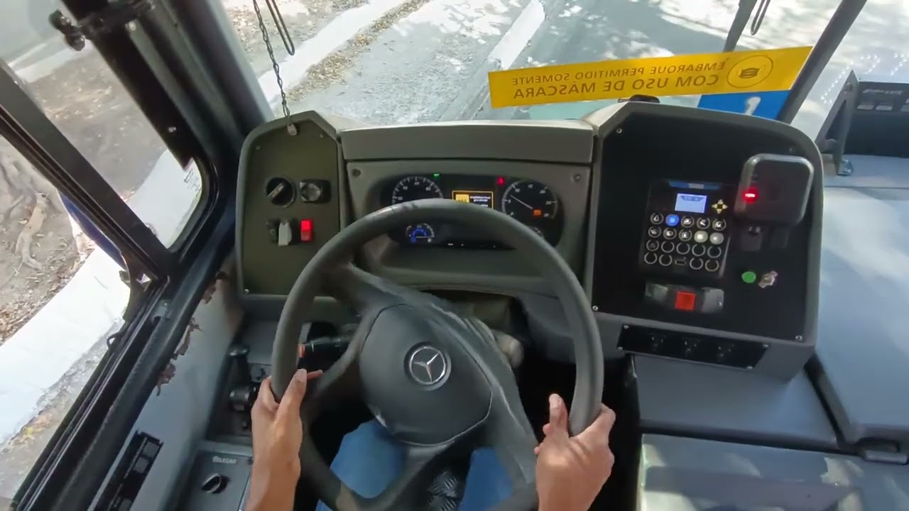 Como fazer baliza com ônibus convencional 2