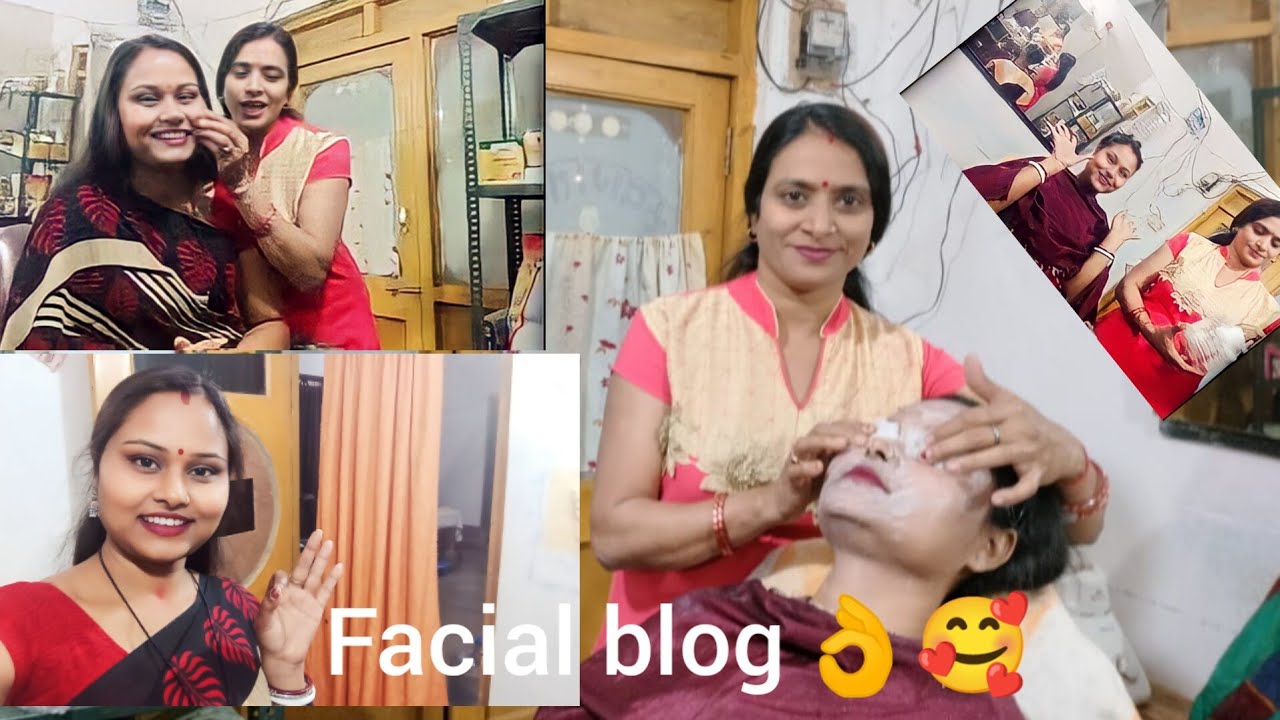 facialblog||newfacialvideo|| use by nature products|| glowing skin||👌🥰||newytvideo||#@ganga455