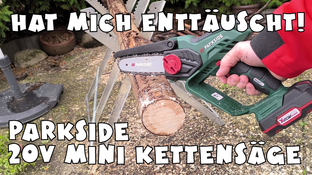 PARKSIDE® 20V Akku-Gehölzschneider PAGHS C3 mini Kettensäge