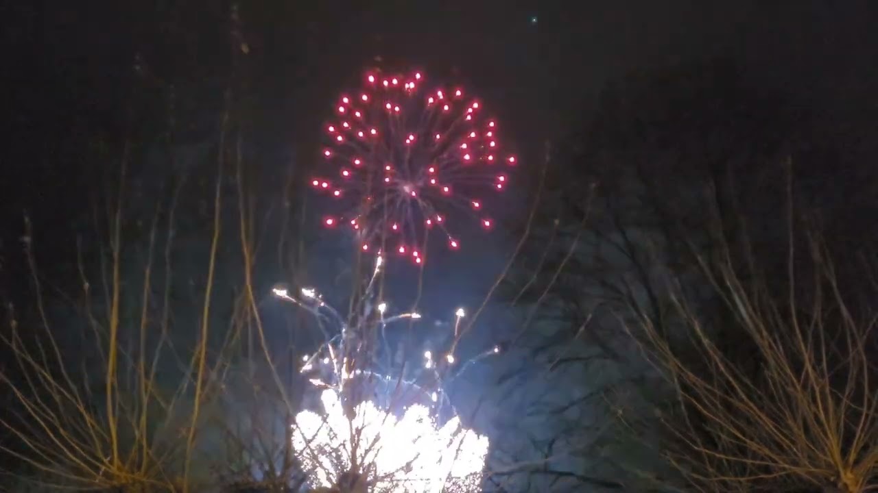 Feuerwerk Bad Salzuflen Kurpark Silvester 2024/2025