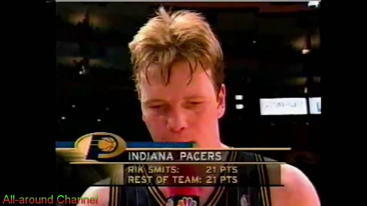Rik Smits 25pts @ Knicks Gm 3 2000 Playoffs