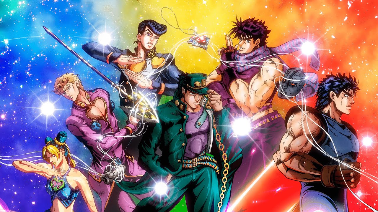 All versions of all JoJo's Bizarre Adventure openings (Part 1-6)
