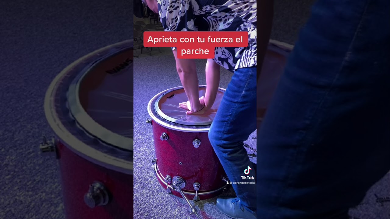 C&oacute;mo afinar BOMBO de bater&iacute;a 🥁🔑 #shorts