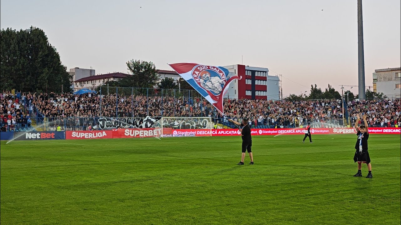 #ULTRAS PELUZA NORD GALATI | MOMENTUL TOBELOR | OTELUL GALATI vs. RAPID BUCURESTI | Superliga