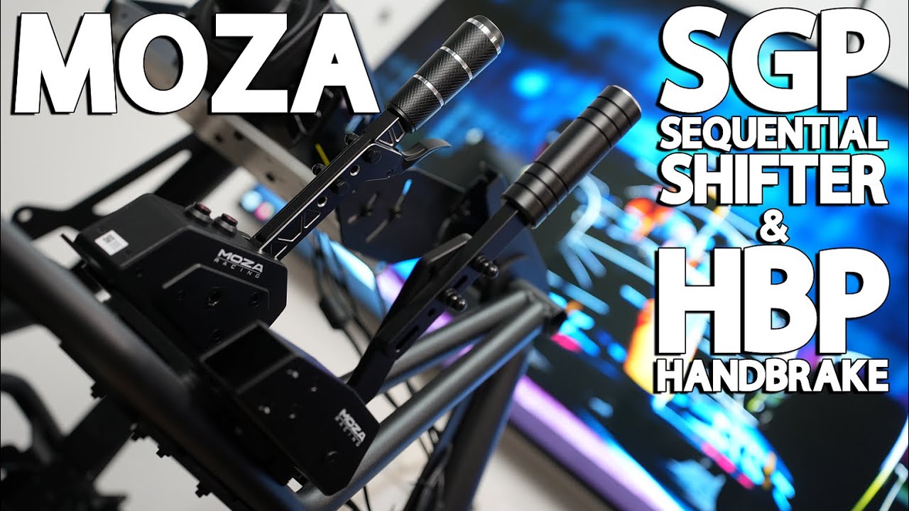 MOZA SGP Sequential Shifter & HBP Handbrake - NEW SIM RIG!