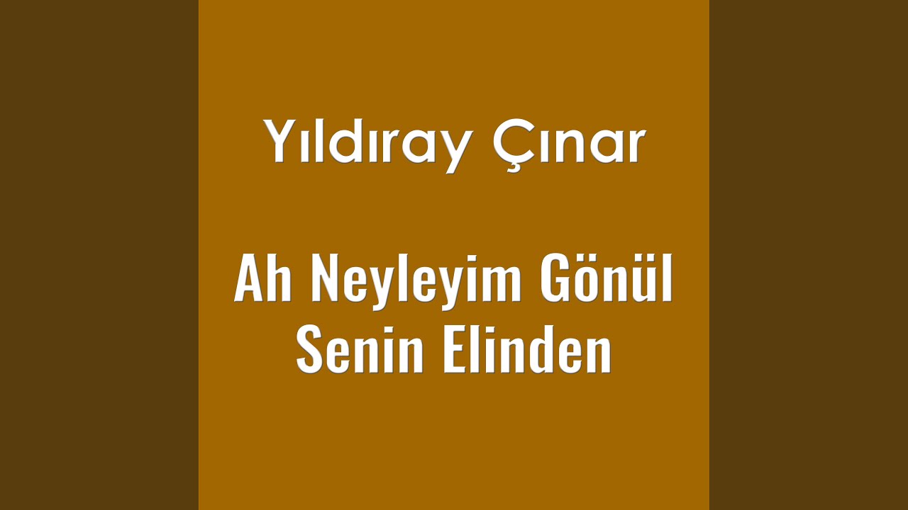 Ah Neyleyim G&ouml;n&uuml;l Senin Elinden