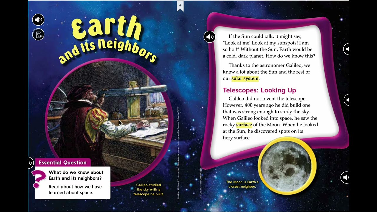 Earth and It's Neighbors- Wonders 3rd grade