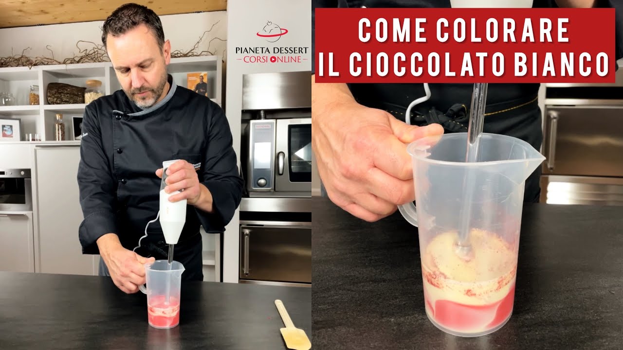 Come colorare il cioccolato bianco