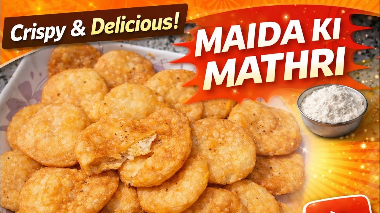 Maida ki Mathri | crispy Mathri | crispy and delicious 