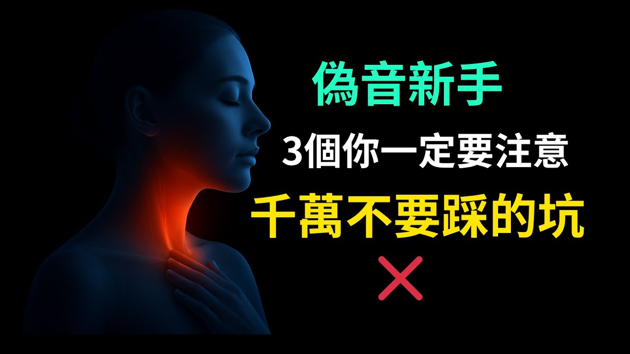 你練偽音一直沒進步？小心這三大陷阱！