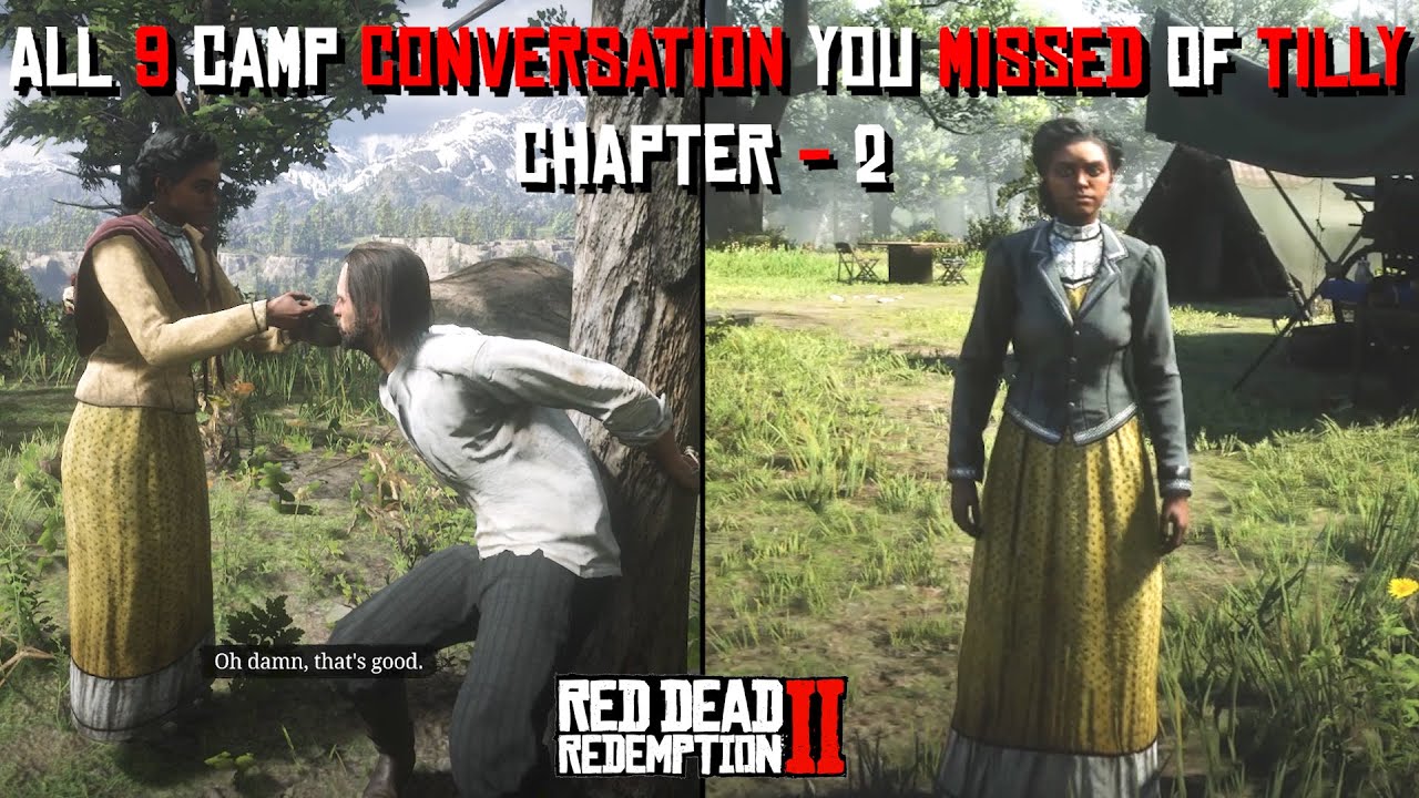 All 9 Camp Conversation You Missed Of Tilly Jackson In Chapter 2 In Red Dead Redemptions 2