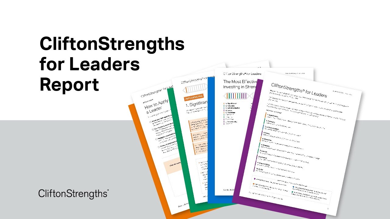 The CliftonStrengths for Leaders Report | Gallup