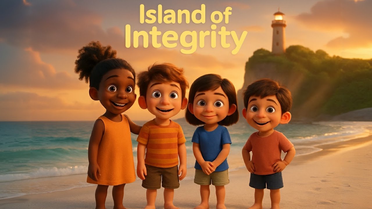Island of Integrity | Character Education Song for Kids 🌟🏝️👧👦