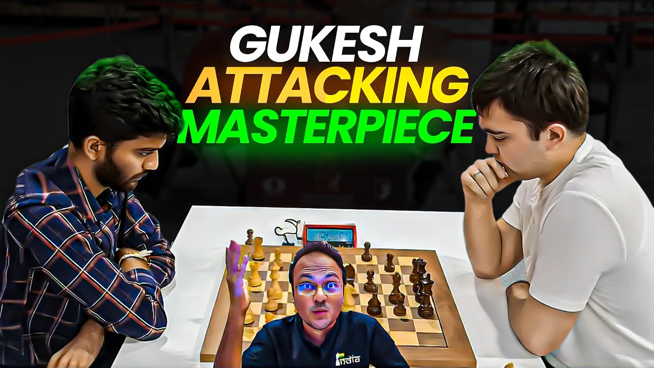 A Gukesh attacking masterpiece | Gukesh vs Nodirbek Yakubboev | World Blitz 2025