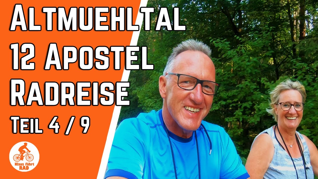 Tauber Altmühl Radweg - E-Bike Radreise durch das Altmühltal vorbei an den 12 Aposteln Teil 4/9