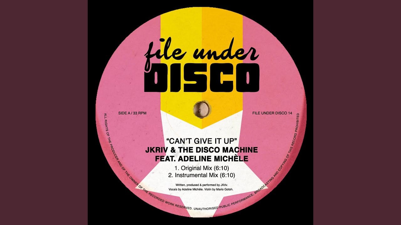 Can't Give it Up (Original Mix)