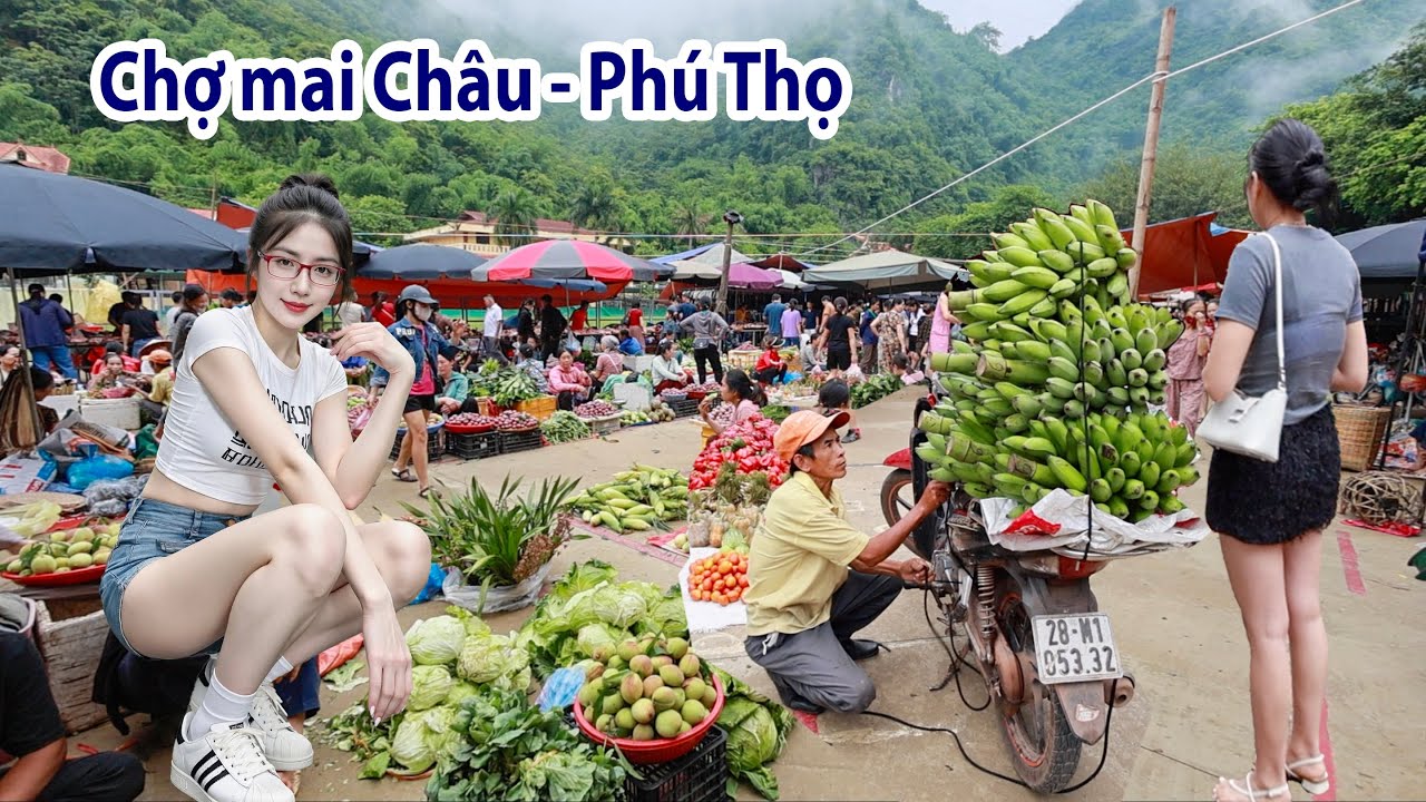 Chợ Mai Châu-Phú Thọ có nhiều thay đổi lớn sau sáp nhập tỉnh