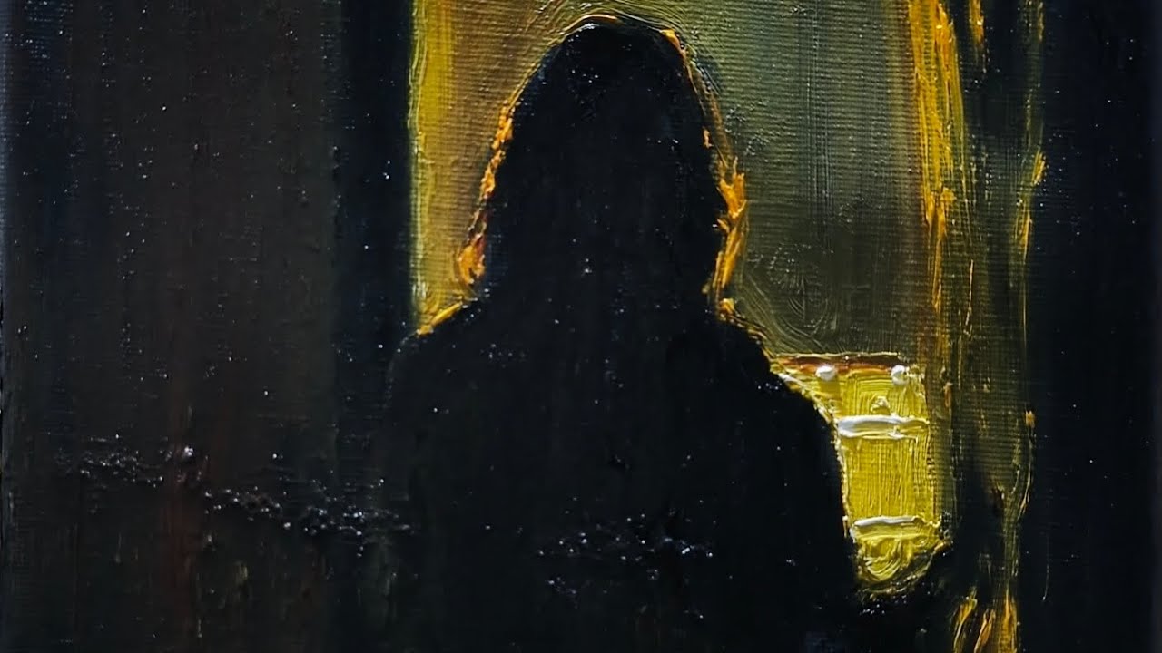 누구나 가질 수 있는 한 조각의 밤 ASMR | A Piece of Night for Everyone: Mini Oil Painting ASMR
