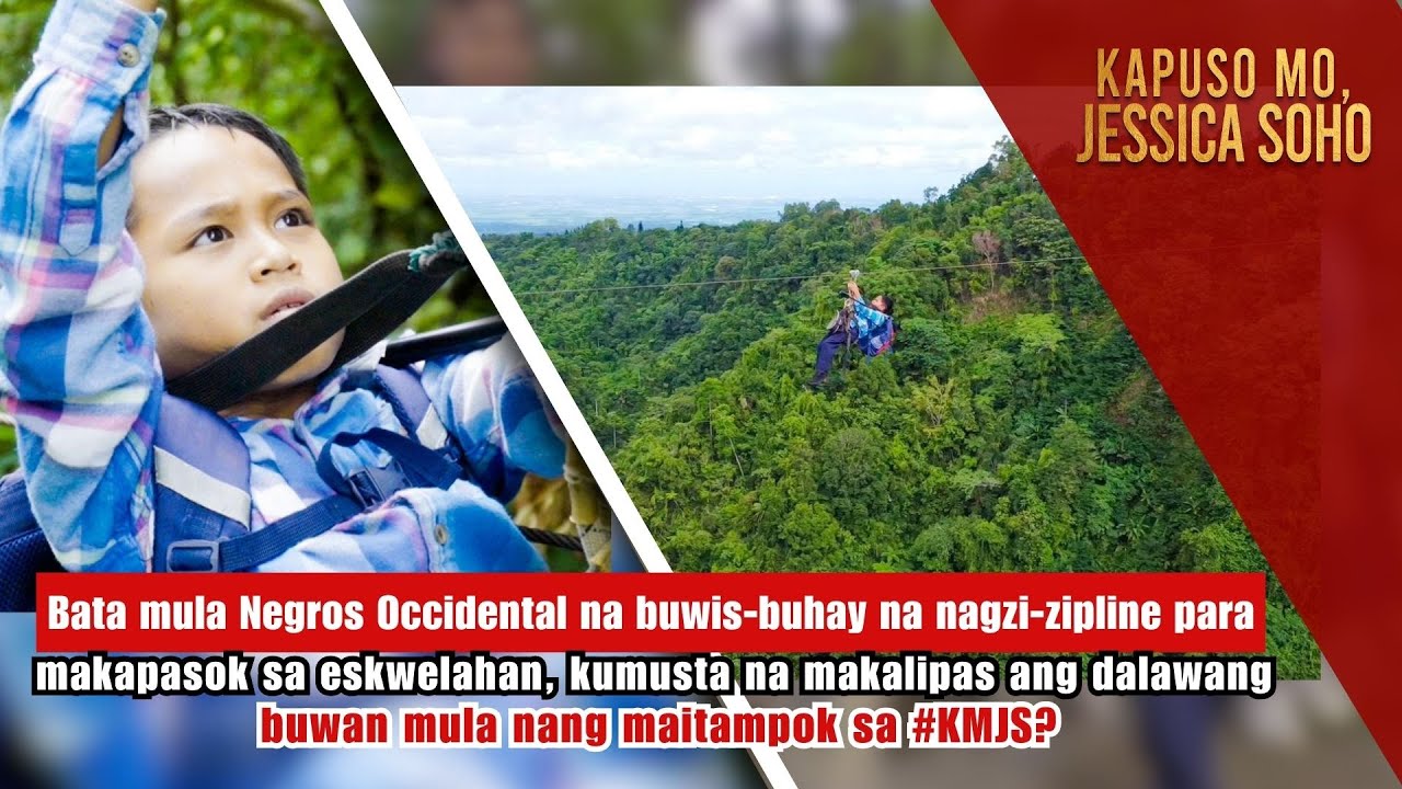 After two months, meet the child who uses zipline to school | Kapuso Mo, Jessica Soho