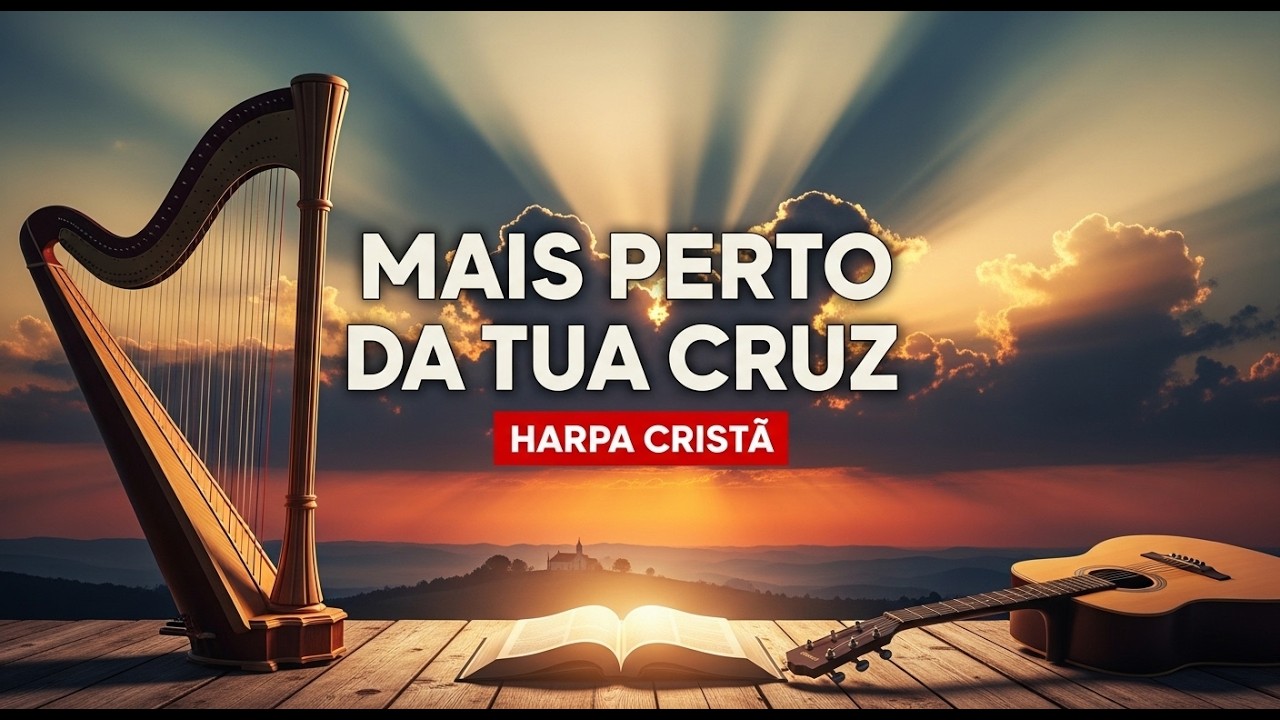 MAIS PERTO DA TUA CRUZ | Harpa Cristã | Louvor Gospel Antigo | Hino da Harpa para Orar e Sentir Deus
