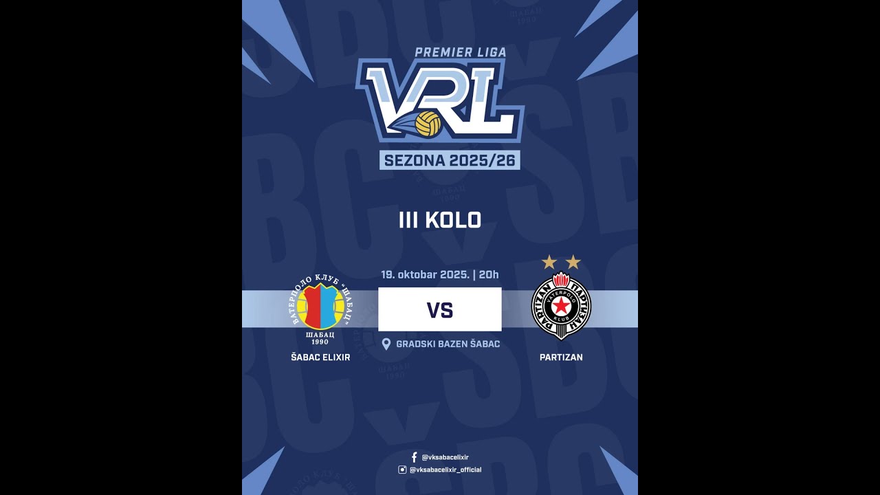 VK Šabac Elixir - VK Partizan