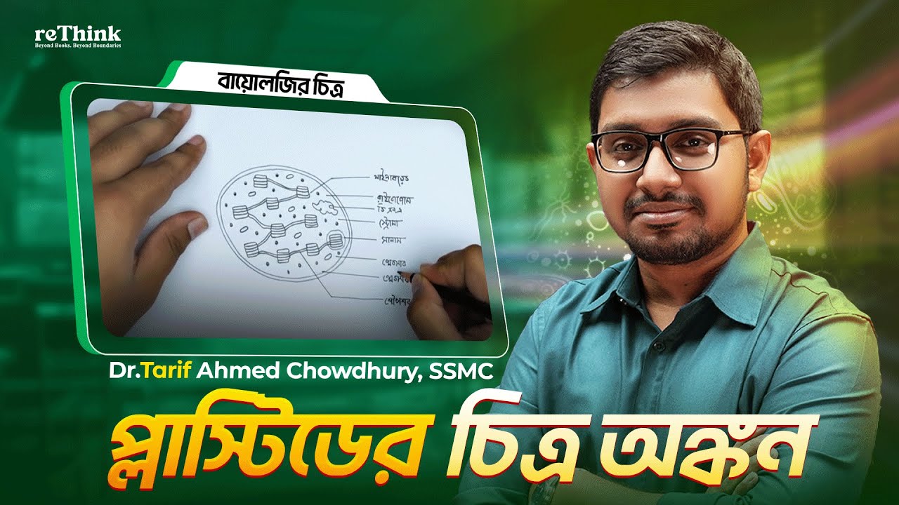 Biology Drawing: প্লাস্টিড আঁকা  শেখো সহজভাবে| বায়োলজি চিত্র | reThink