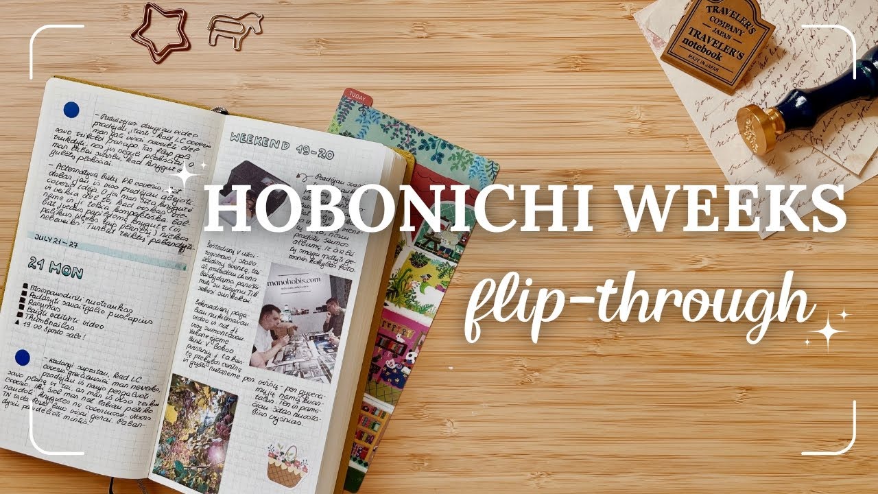 HOBONICHI WEEKS FLIP-THROUGH | My everything in one place book