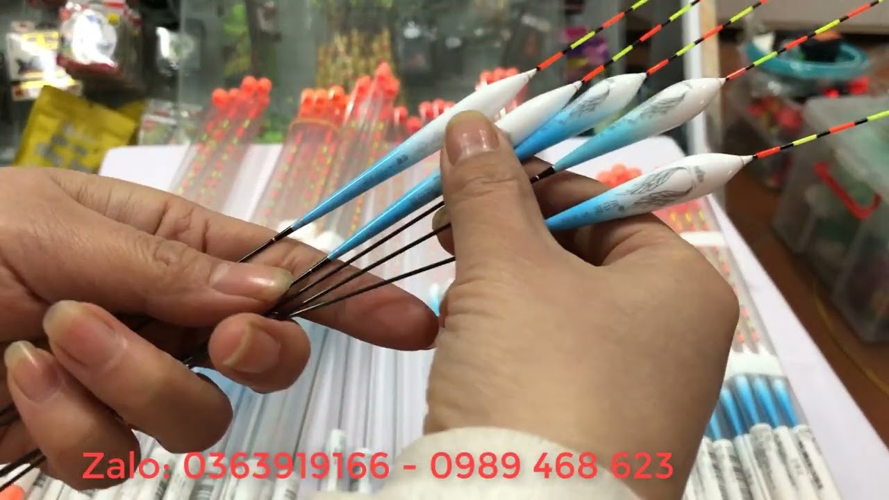 Phao HA 04, HA 03 chuyên dùng câu chép, câu rô phi chất liệu nano mã lông công siêu đẹp giá bình dân