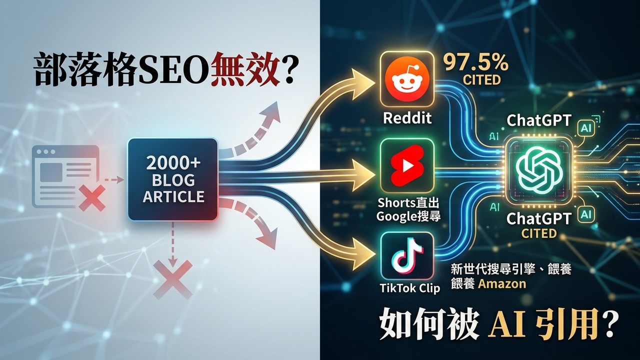 AI 引擎根本不看你的部落格！GEO 戰場早已轉移到新平台！