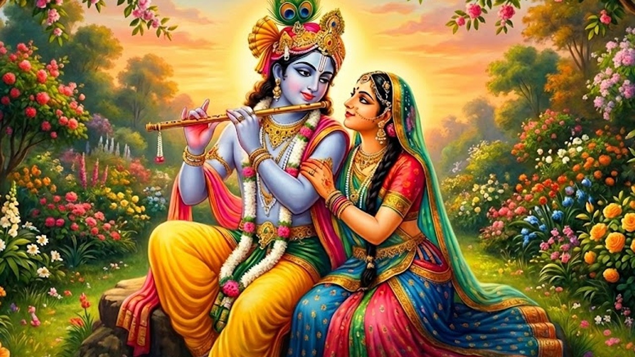 Radha Krishna Gayatri Mantra | Holi Special Bhakti | Divine Love & Colorful Blessings | #holi