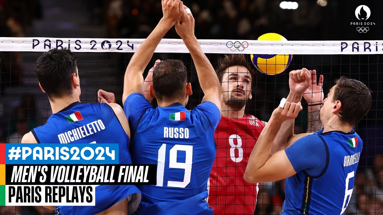 🏐 Men's Volleyball Full Final | Paris Replays