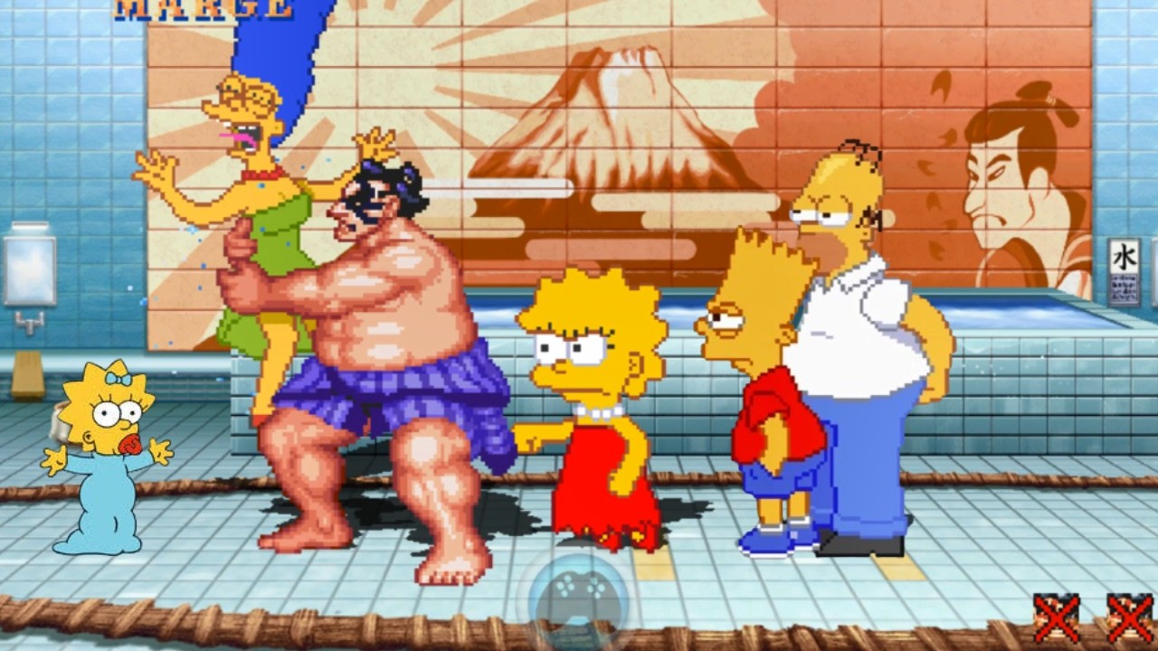 THE SIMPSONS vs E. HONDA SF2