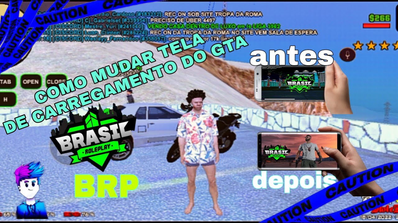 Como mudar tela de carregamento no GTA SAMP #telainicial #teladelogin#alexrpzinho#brp#brasilroleplay