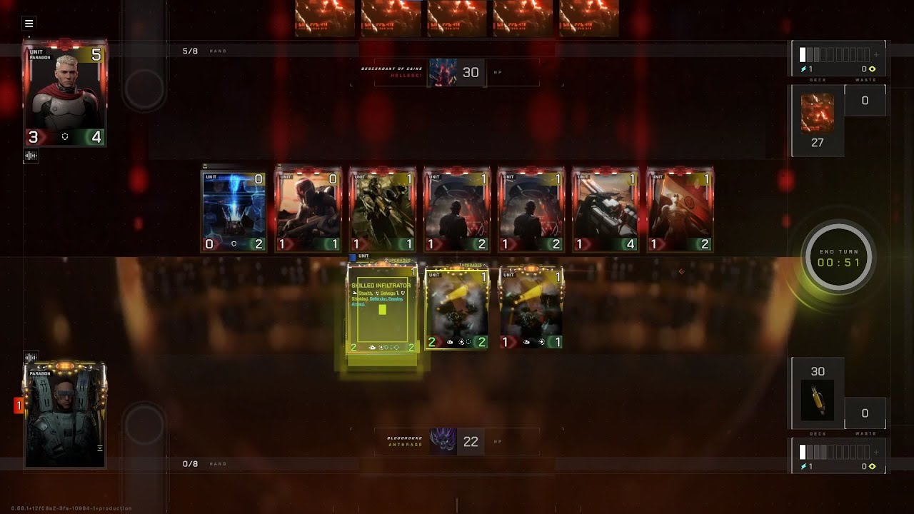 Parallel TCG - My first Ranked match with Deception cards!
