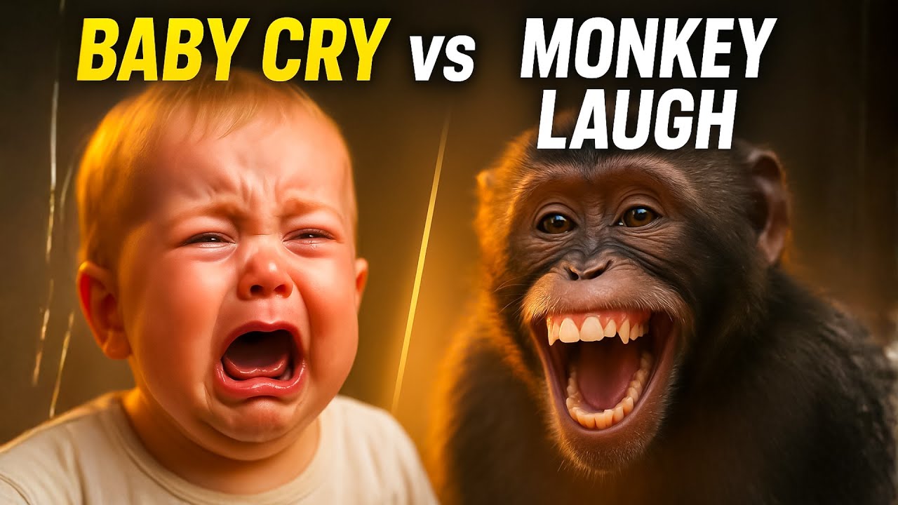 Baby Cry to Monkey Laugh 😂🐒 | Full Cute Story in 36 Seconds