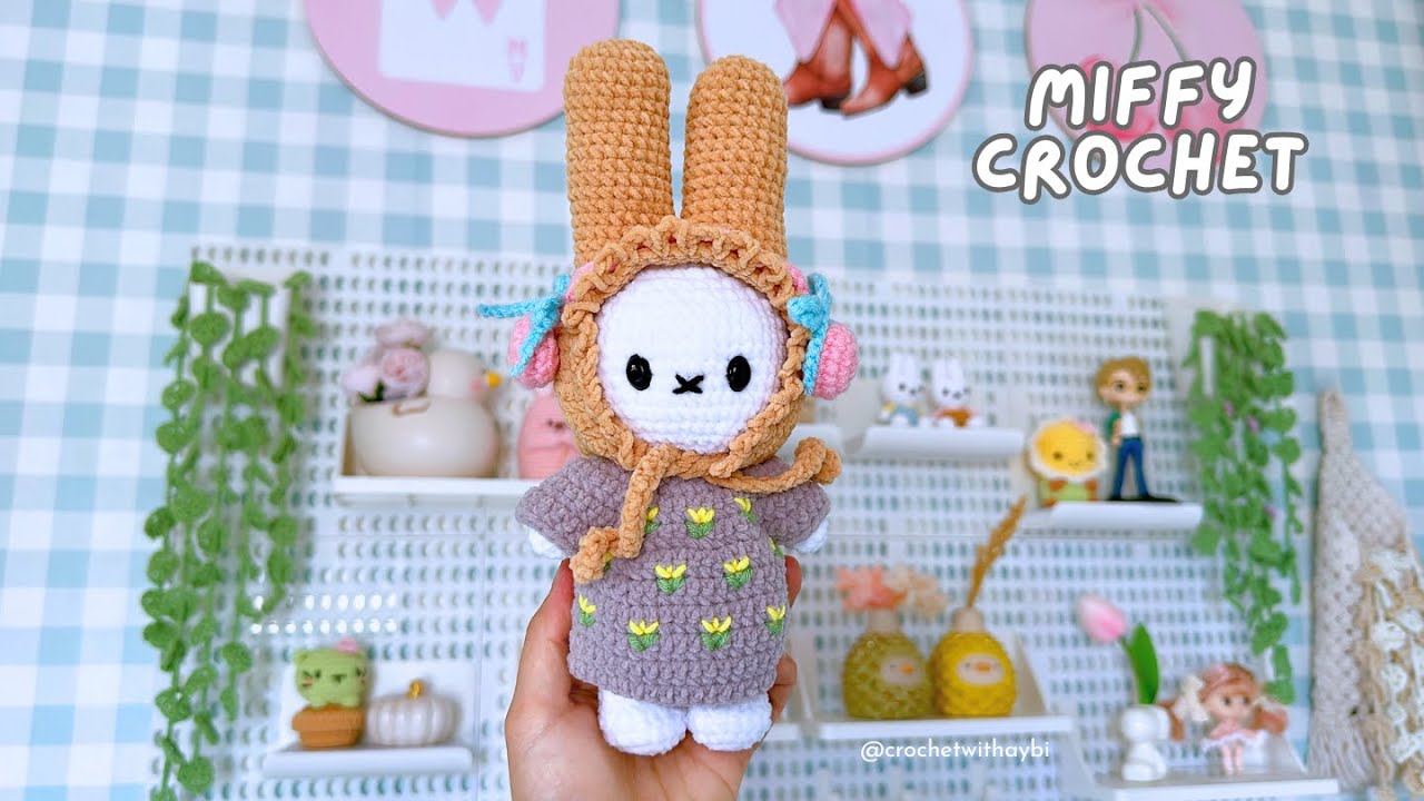 Miffy Crochet | 🇺🇲🇪🇦 Sub | Free Amigurumi Pattern & Tutorial | Ganchillo Miffy