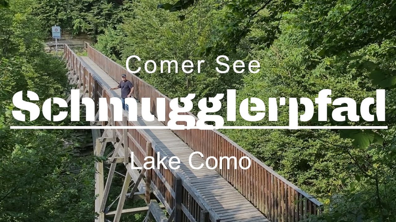 Lake Como Italy: Schmugglerpfad (Smuggler) von Erbonne nach Orimento - Comer See, Lago di Como
