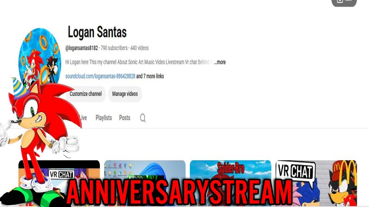 Logan's anniversary art stream