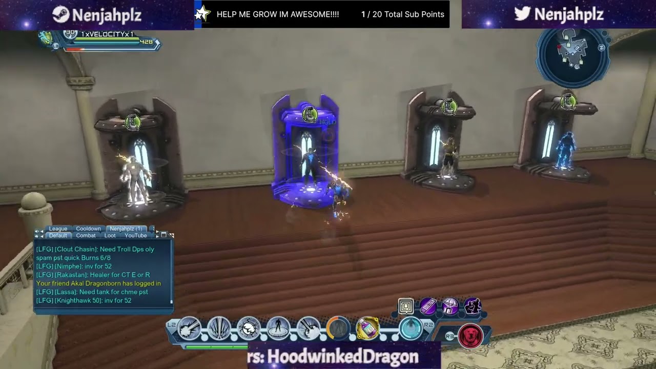 DCUO 2023 ELECTRIC AOE DPS ALLIES ARTS & UTILITY BELT