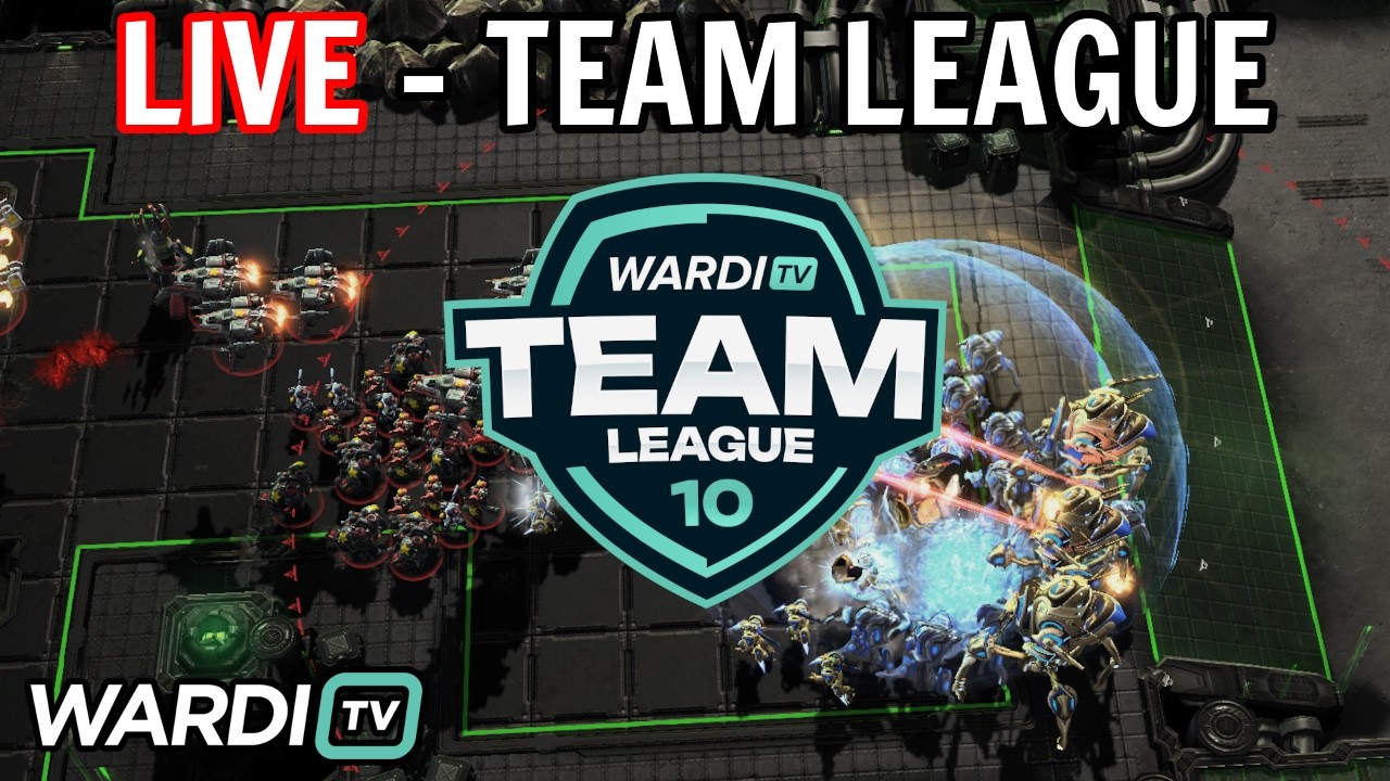 LIVE : WARDITV TEAM LEAGUE Day 10 - Serral, Reynor & more [StarCraft 2]