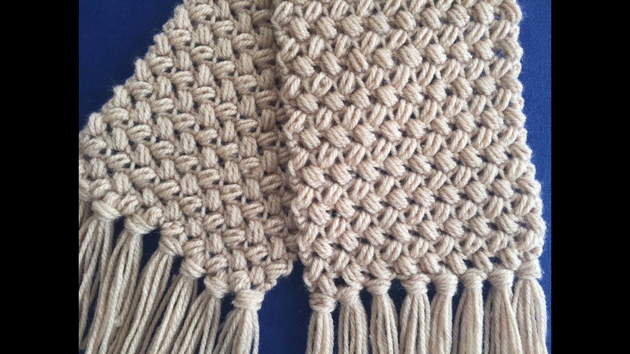 CROCHET SCARF / Easy for Beginners